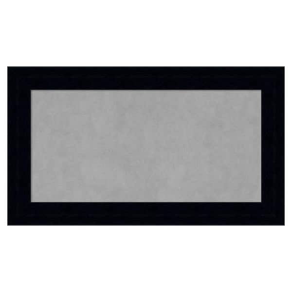 Amanti Art Tribeca Black 28 in. x 16 in. Framed Magnetic Board