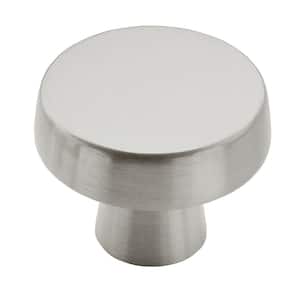 Blackrock 1-5/8 in. (41mm) Modern Satin Nickel Round Cabinet Knob