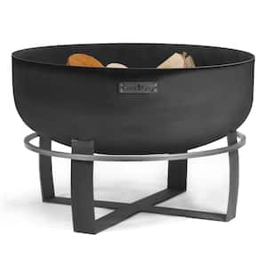Cook King 111562 Viking XXL Fire Bowl, 31.5 in. Dia, Deep Bowl, Wood Burning Fire Pit