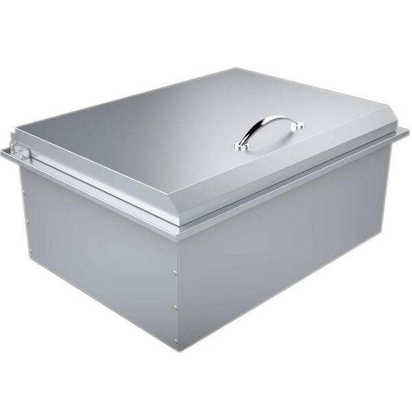 Unbranded 28 in. 304 Stainless Steel Drop-In Extra-Large Ice Chest