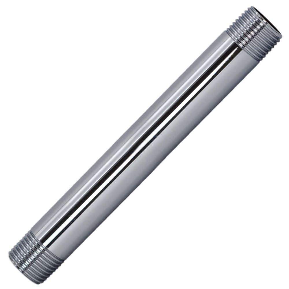 1/2 in. x 1/2 ft. IPS Lead-Free Brass Pipe Nipple in Polished Chrome price history on PriceWatchPro