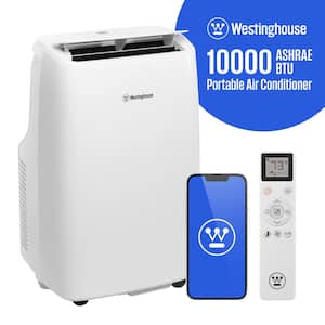 6,300 BTU Portable Air Conditioner Cools 450 Sq. Ft. with 3-in-1 Operation in White