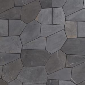 Countryside Organica Java Gray 11.81 in. x 19.68 in. Honed Marble Mosaic Floor and Wall Tile (1.19 Sq. Ft./Each)