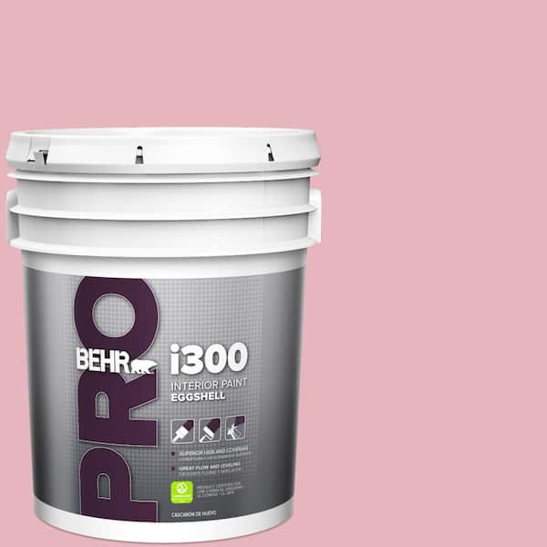 BEHR PRO 5 gal. #110C-2 Colonial Rose Eggshell Interior Paint