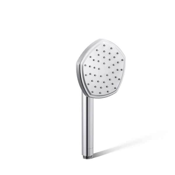 Occasion 1-Spray Patterns with 1.75 GPM 5 in. Wall Mount Handheld Shower Head in Polished Chrome