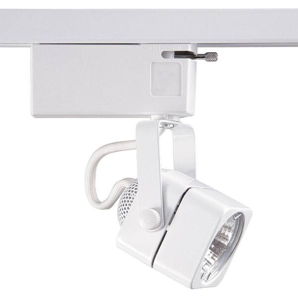 Designers Choice Collection 901 Series Low-Voltage MR16 White Soft Square Track Lighting Fixture