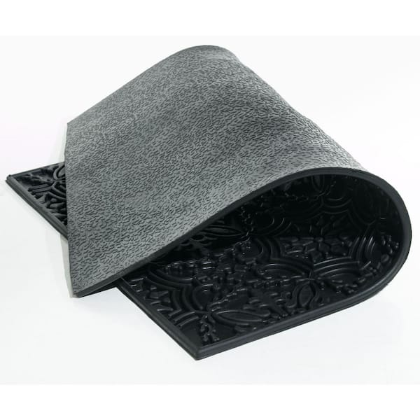 Wrought Iron Kaleidoscope 24 in. x 16 in. Rubber Door Mat