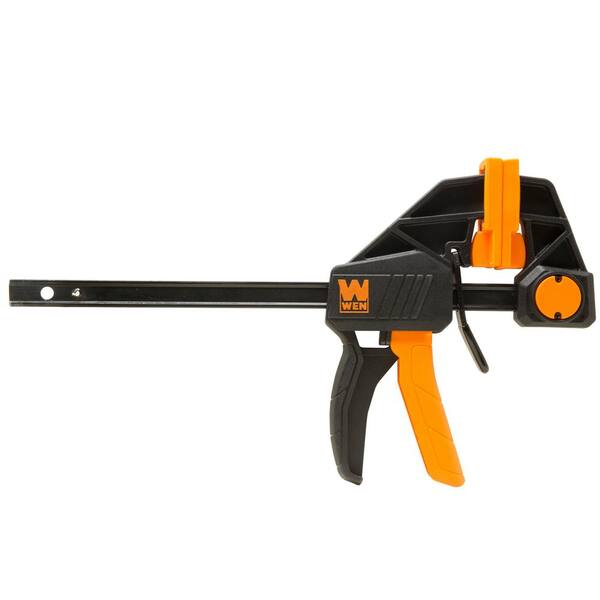 thumbnail image 2 of Dekton 2pc 4\" Quick Grip Speed Ratchet Vice Bar Clamps Rapid Clamp Set 2 of 10