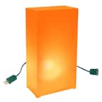 Orange Lighted Electric Luminaria Kit (10-Count String)