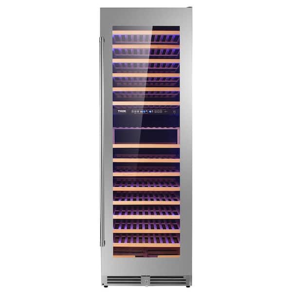 Thor Kitchen 24 in. 162-Bottle Dual Zone Freestanding Wine Cooler