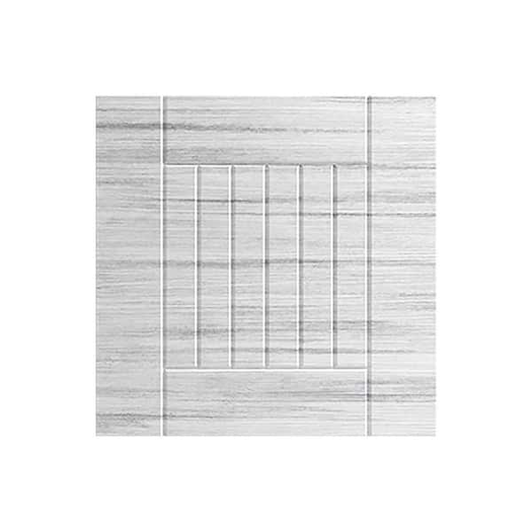 WeatherStrong Daytona 13 in. W x 0.75 in. D x 13 in. H White Cabinet Door Sample White Wash Matte