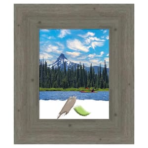 11 in. x 14 in. Fencepost Grey Wood Picture Frame Opening Size