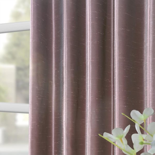 Dark Plum Silk Dupioni Drapes & Curtains