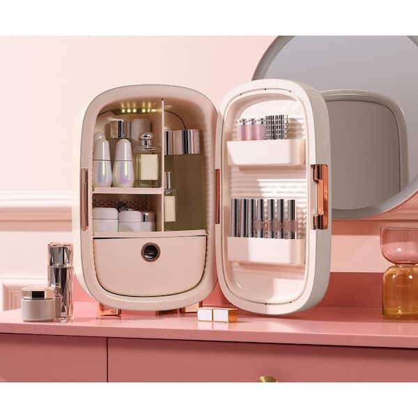 How to Organize a Skin-Care Fridge, Makeup.com Cooluli Mini Skincare  Fridge. Fridge Shelfie. Mini fridge for skincar…