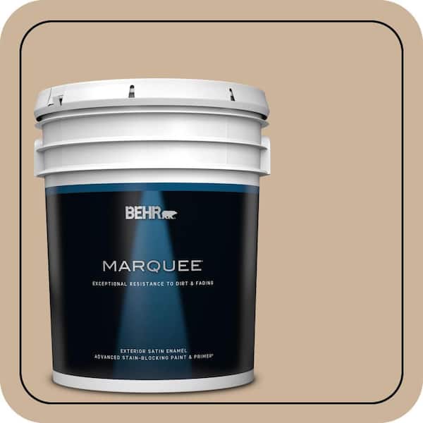 BEHR MARQUEE 5 gal. #T17-03 Sepia Filter Satin Enamel Exterior Paint & Primer