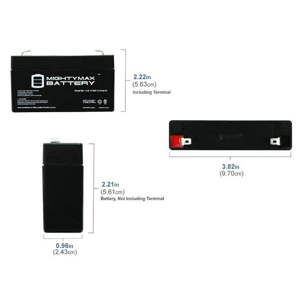 Buy AJC Battery Compatible With Mighty Max ML7-12 12V 7Ah SLA Battery - International Shipping Available