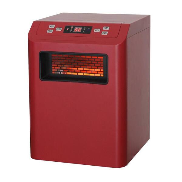 American Comfort 1500-Watt Radiant Infrared Portable Heater - Red