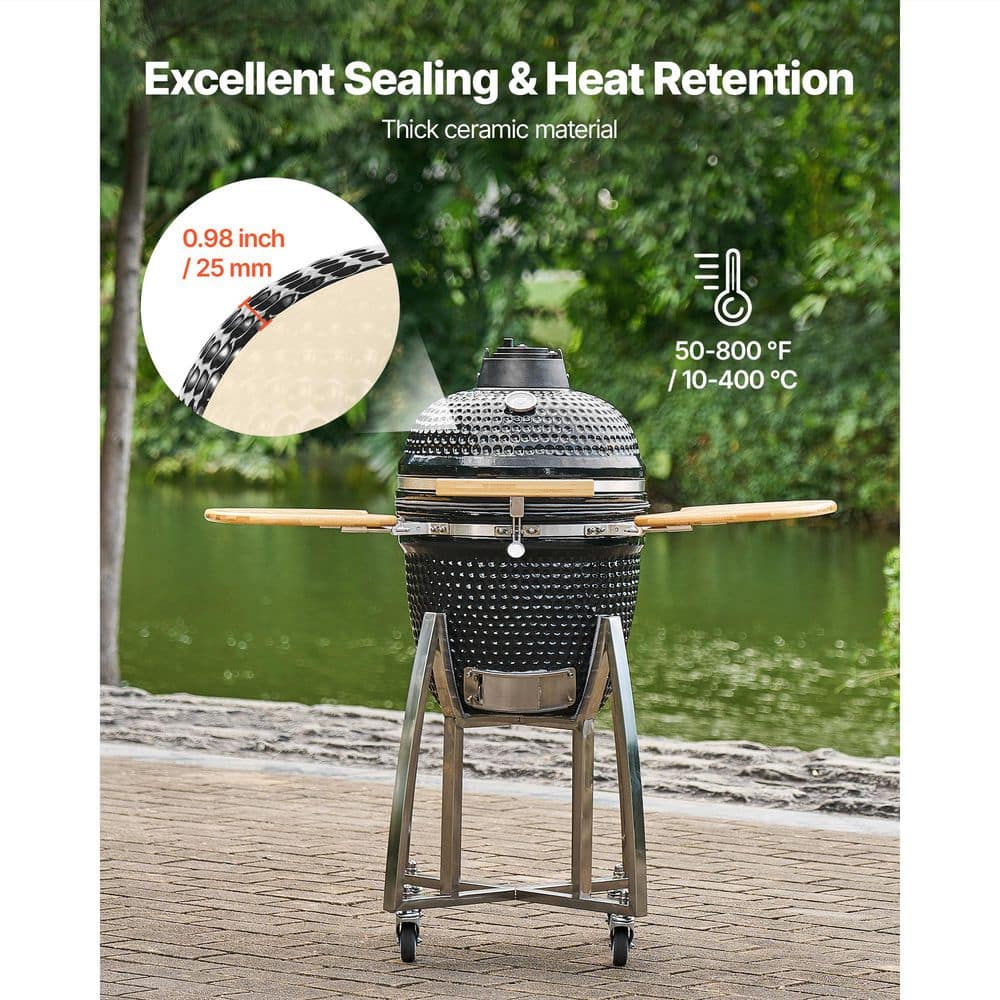 SKYSHALO Charcoal Smoker and Grill - Thumbnail 3