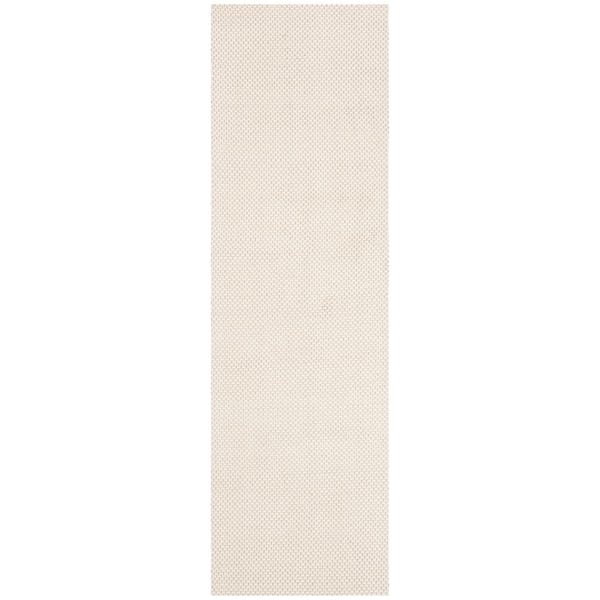 SAFAVIEH Natura Ivory 2 ft. x 8 ft. Solid Runner Rug NAT801A-28 - The ...