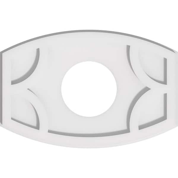 Ekena Millwork 1 in. x 16 in. x 10.625 in PVC Medallion Moulding