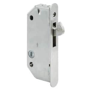 2-9/16 in. Steel, Round-faced Mortise Latch with Vertical Keyway