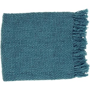 Baethei Teal Throw Blanket