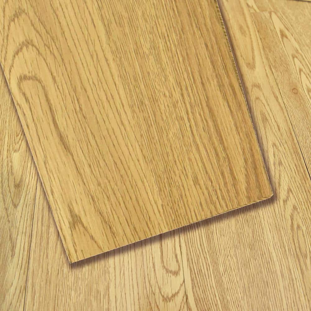 Tan 3 MIL x 6 in. W x 36 in. L Peel and Stick Waterproof Luxury Vinyl Plank Flooring (54 sq. ft./case) price history on PriceWatchPro