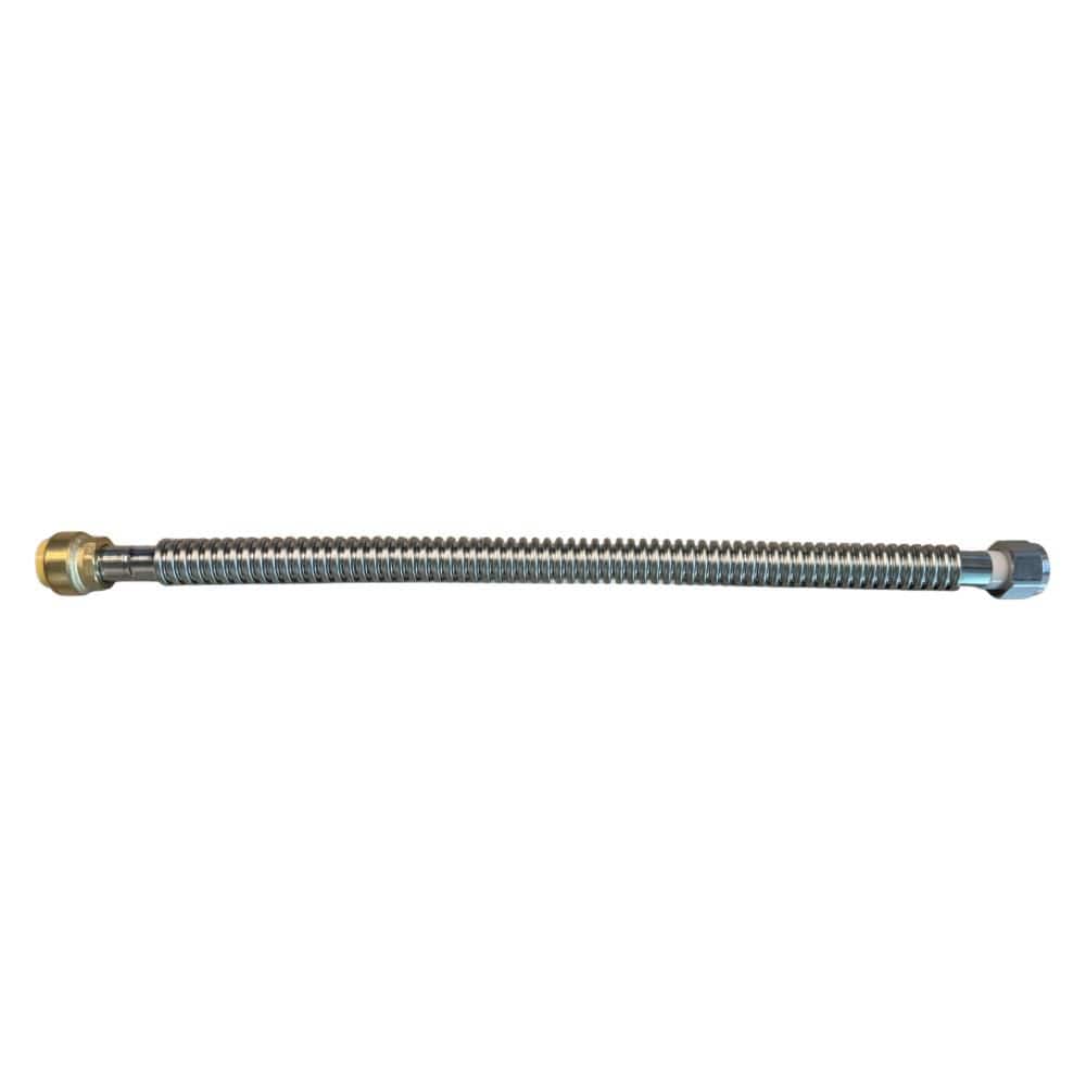 18 in - 7/8 in OD 3/4 in FIP x 3/4 in Push Fit Corrugated Water Heater Connectors Bulk Pack - 25 Pcs price history on PriceWatchPro