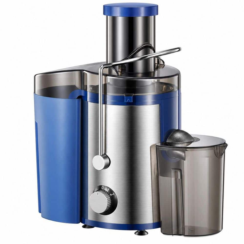 Numhew Blue Stainless Steel Juicer Machine, 800 W Centrifugal