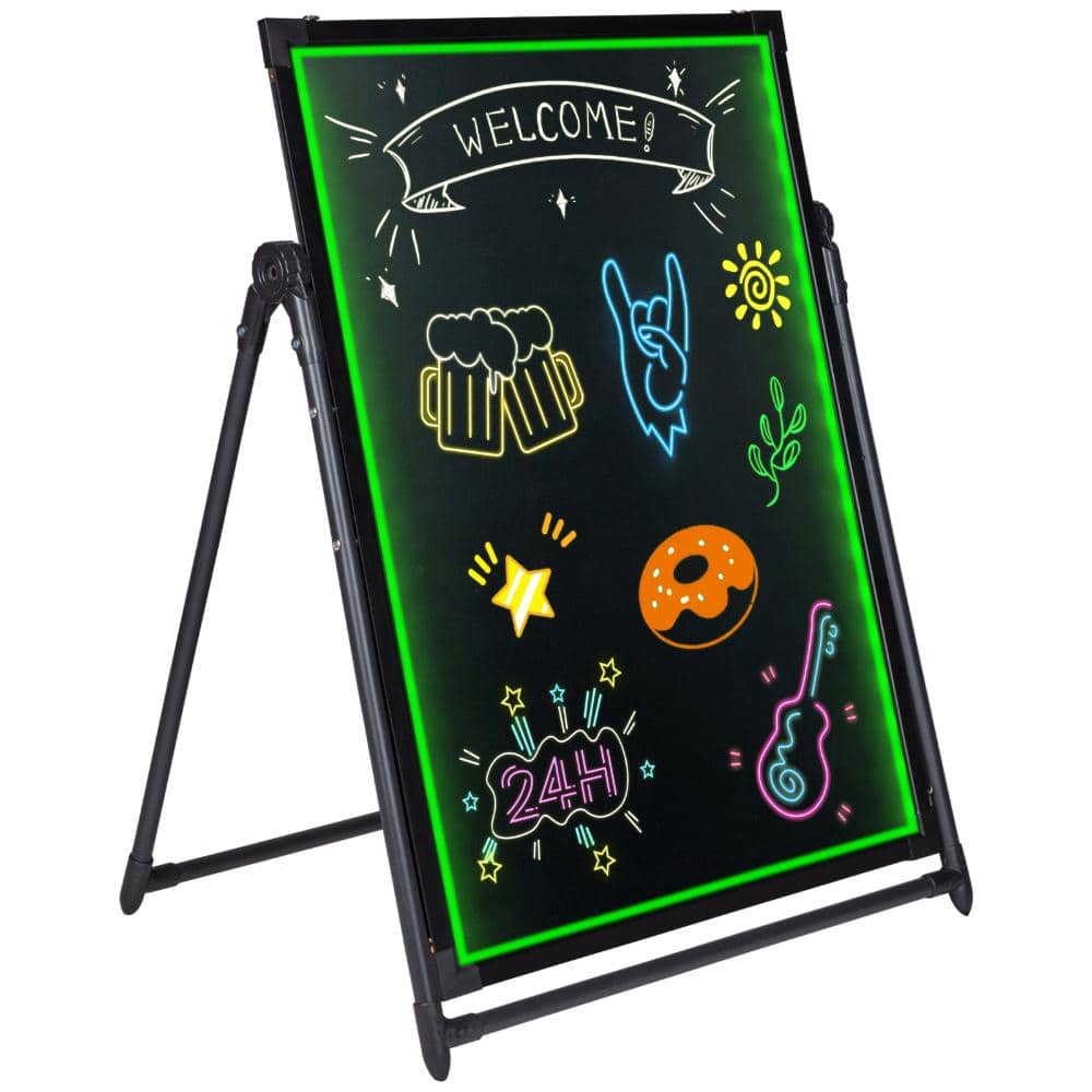 LED Message Writing Board, 32x24 in. Large Light Up Sign Board with 8 Fluorescent Markers and Remote Control price history on PriceWatchPro