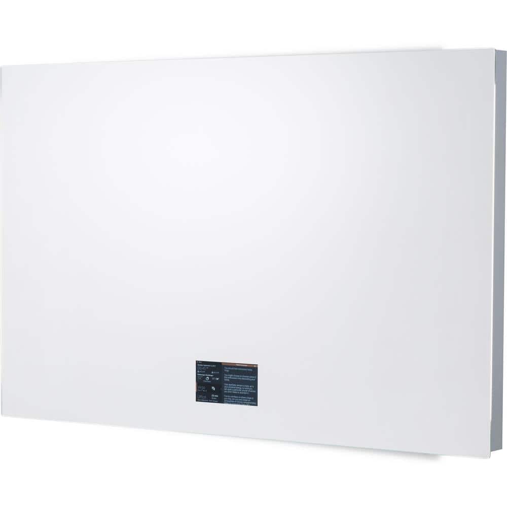 Smart 47 in. W x 30 in. H Frameless Rectangular Anti-Fog Bathroom Vanity Mi