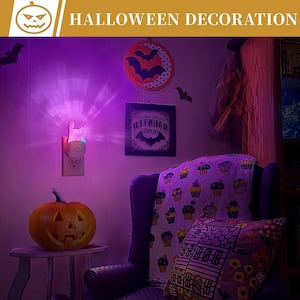 0.5-Watt Plug In Color-Changing Kids Night Light with Dusk-To-Dawn Sensor for Bathroom, Kid Room (2-Pack)