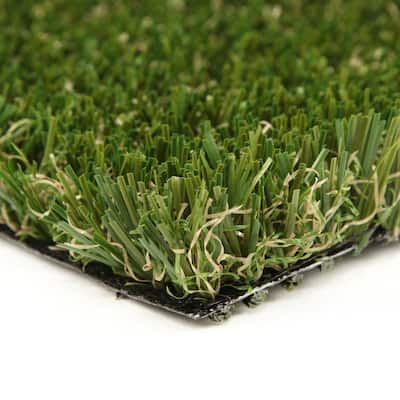 PET-MULTIPLAY 12 ft. Wide x Cut to Length Green Artificial Grass