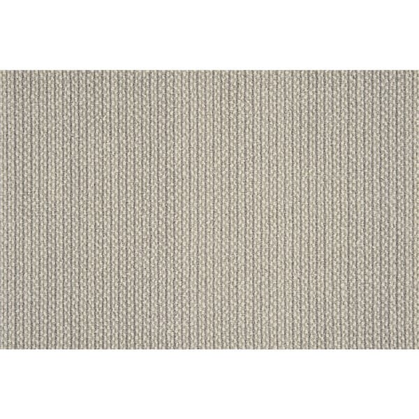 Natural Harmony Panorama Tweed Alloy Custom Area Rug with Pad