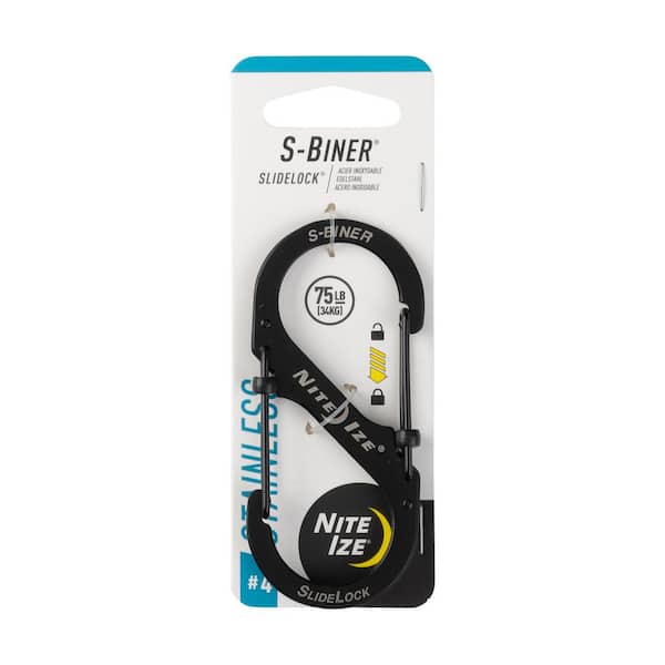 S-Biner Slide Lock Number 4 in Black