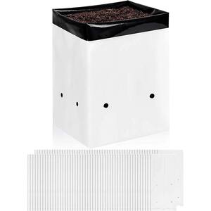 Viagrow V724400-50 1 Gallon, 50 Pack Grow Bags, White