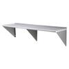 VEVOR Stainless Steel Shelf 18 in.x 72 in. Wall Mounted Floating Shelving 500 lbs Load Commercial Shelves BGSCTTJD187216Z9NV0