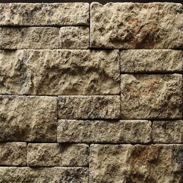 Capital Sky Kodiac Mine Non-Rated Flat Faux Stone Veneer Siding (14.25 sq. ft. Per box)