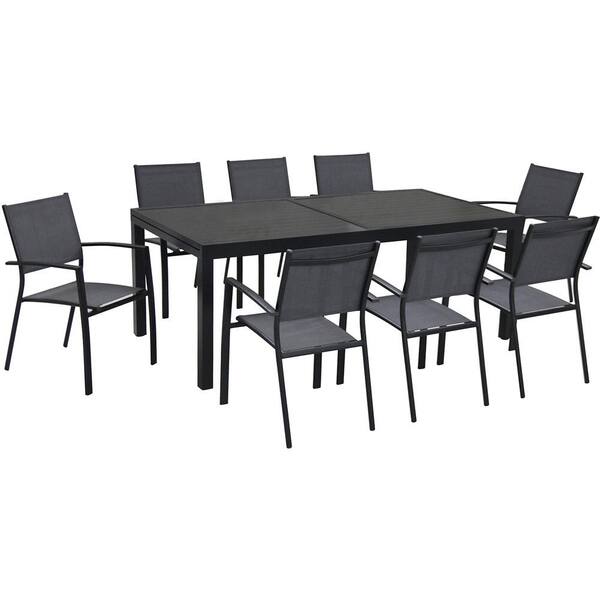 Hanover Naples 9 Piece Rectangular Patio Dining Set Naplesdn9pc Gry The Home Depot - Hanover Naples Patio Furniture Hanover Naples 9 Piece Rectangular Patio Dining Set Naplesdn9pc Gry The Home Depot - Hanover Naples Patio Furniture