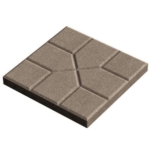 15.75 in. x 15.75 in. x 1.75 in. Gray Concrete Step Stone (90-Piece Pallet)