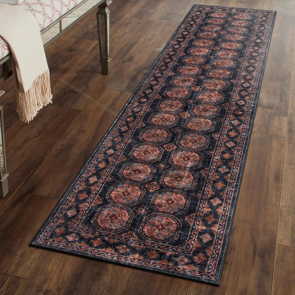 World Rug In Rust World Rug Gallery Transitional Moroccan Washable Non Slip Rust 2 ft. x ...