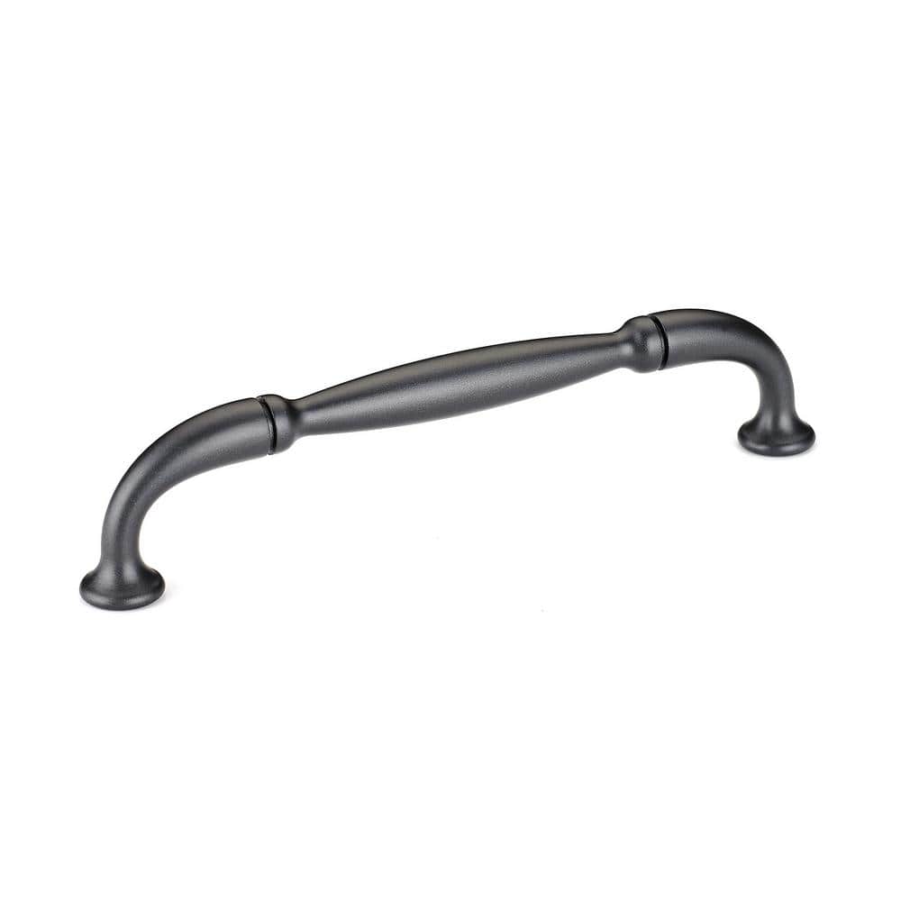 Richelieu Hardware Hudson Collection 5-1/16 in. (128 mm) Center-to-Center  Anthracite Traditional Drawer Pull BP23737128906