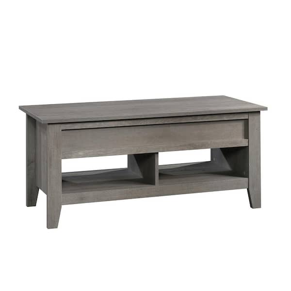 SAUDER Dakota Pass 43015 in. Mystic Oak Rectangle Engineered Wood Coffee Table with Lift-Top