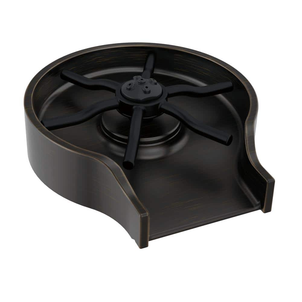 Delta 4 in. Metal Glass Rinser in Bronze GR250RB The Home Depot