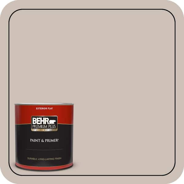 BEHR PREMIUM PLUS 1 qt. #770A-3 French Castle Flat Exterior Paint & Primer