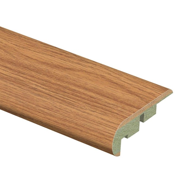 Zamma Glenwood Oak 3/4 in. Thick x 2-1/8 in. Wide x 94 in. Length Laminate Stair Nose Molding