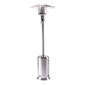 48,000 BTU Hammered Stainless Steel Propane Outdoor Flame Patio Heater
