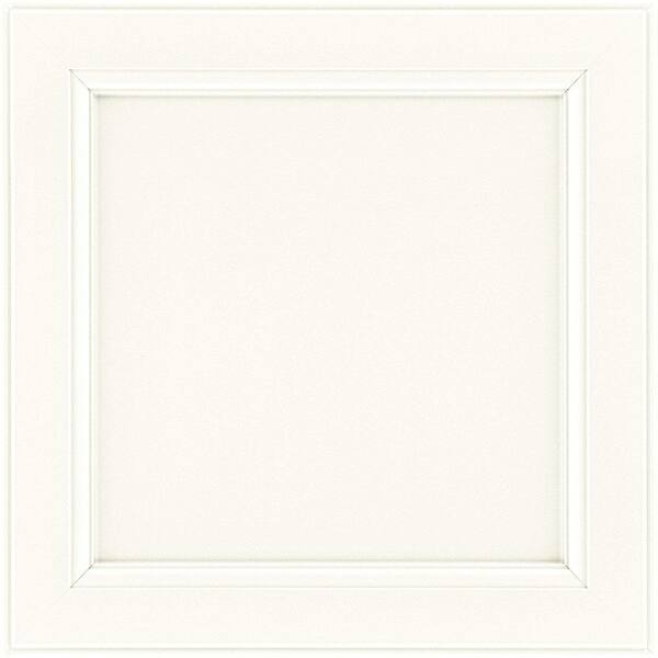 American Woodmark Glen Ellen 12 7/8 x 13 x 3/4-in. D Cabinet Door Sample in Duraform Linen