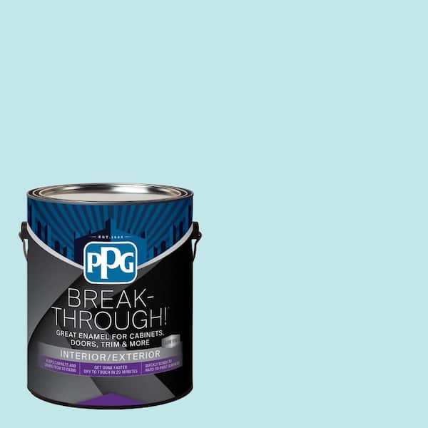 1 gal. PPG1233-3 Pale Seafoam Semi-Gloss Door, Trim & Cabinet Paint