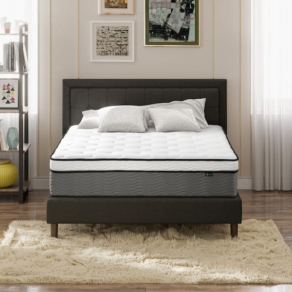 Medium Firm Support Queen Euro Top Pocket Spring Hybrid 14 in. Mattress